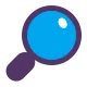 Right-Pointing Magnifying Glass Flat