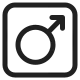 Male Sign High Contrast