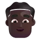 man artist: dark skin tone Color