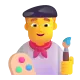 Man Artist Color