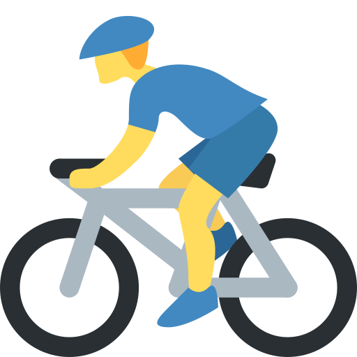 Man Biking Discord Emoji