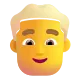 Man: Blond Hair Color