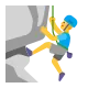 Man Climbing Flat