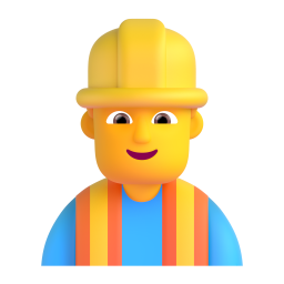 Man Construction Worker 3D