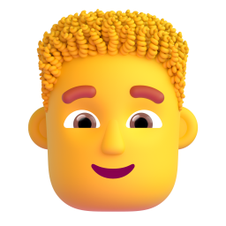 Man: Curly Hair 3D