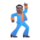 man dancing: medium-dark skin tone Color