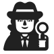 Man Detective High Contrast