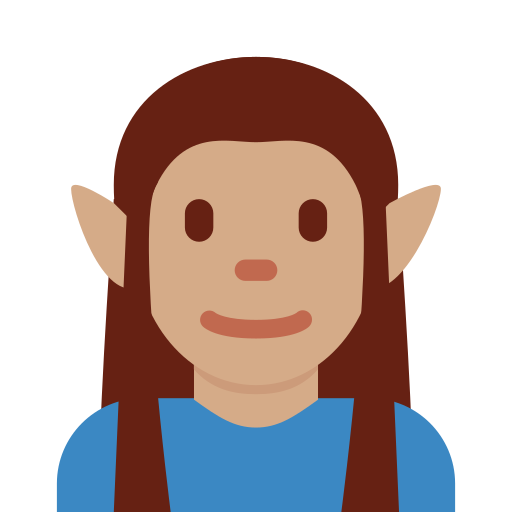 Man Elf Medium Skin Tone