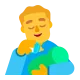 Man Feeding Baby Flat