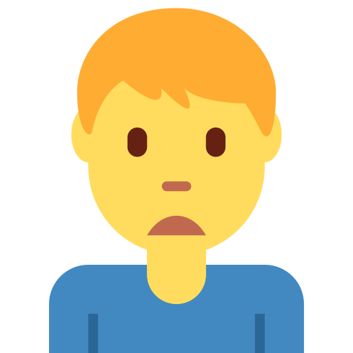 Man Frowning