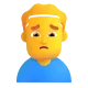 Man Frowning Color