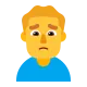 Man Frowning Flat