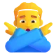 Man Gesturing No Color