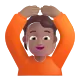 man gesturing OK: medium skin tone Color