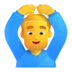 Man Gesturing OK Color