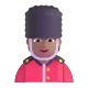 man guard: medium skin tone Color