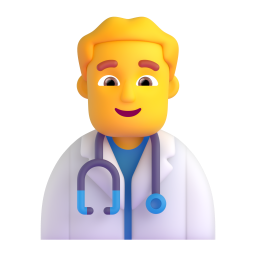 Man Health Worker 3D