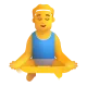 Man in Lotus Position Color