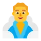 Man in Steamy Room Flat