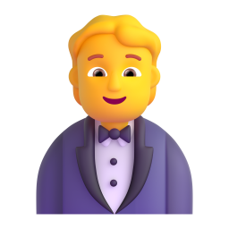 Man in Tuxedo 3D
