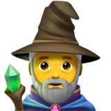 Man Mage Apple Emoji