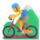 Man Mountain Biking Color