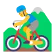 Man Mountain Biking Flat