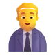 Man Office Worker Color