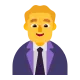 Man Office Worker Flat