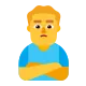Man Pouting Flat