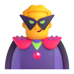 Man Supervillain 3D