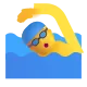 Man Swimming Color