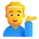 Man Tipping Hand Color
