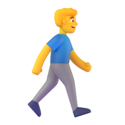 Man Walking Facing Right 3D
