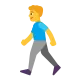 Man Walking Flat