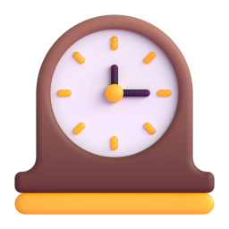 Mantelpiece Clock 3D