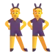 Men with Bunny Ears Color