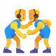 Men Wrestling Color