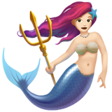Mermaid Light Skin Tone Apple Emoji