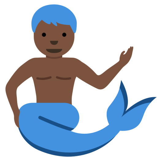 Merman Dark Skin Tone