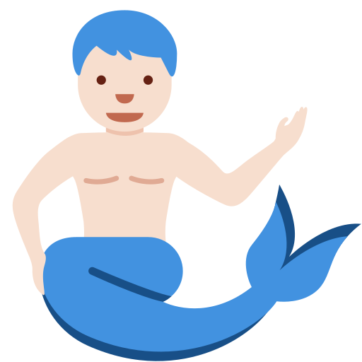 Merman Light Skin Tone