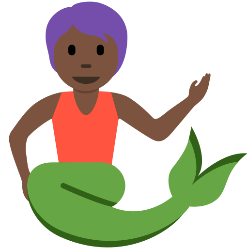 Merperson Dark Skin Tone
