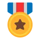 Military Medal Flat
