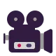 Movie Camera Flat