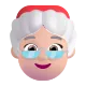 Mrs. Claus: light skin tone Color