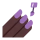 nail polish: dark skin tone Flat