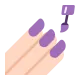 nail polish: light skin tone Flat