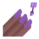 nail polish: medium-dark skin tone Color