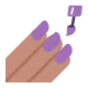 nail polish: medium skin tone Flat
