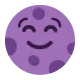 New Moon with Face Flat